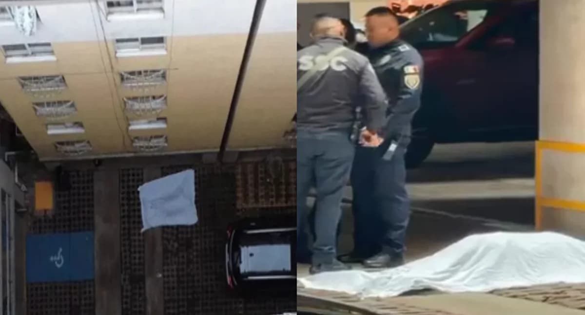 Video: Hombre muere tras caer del sexto piso de un edificio en la alcaldía Cuauhtémoc, Cdmx