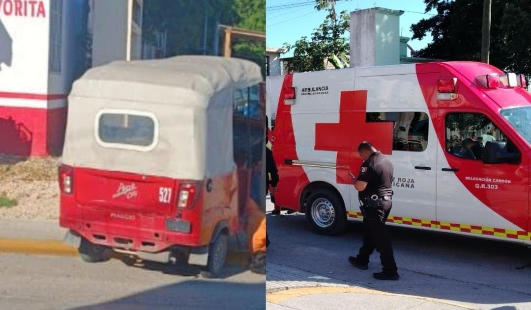 Disparan a un mototaxista en Paraíso Maya en Cancún
