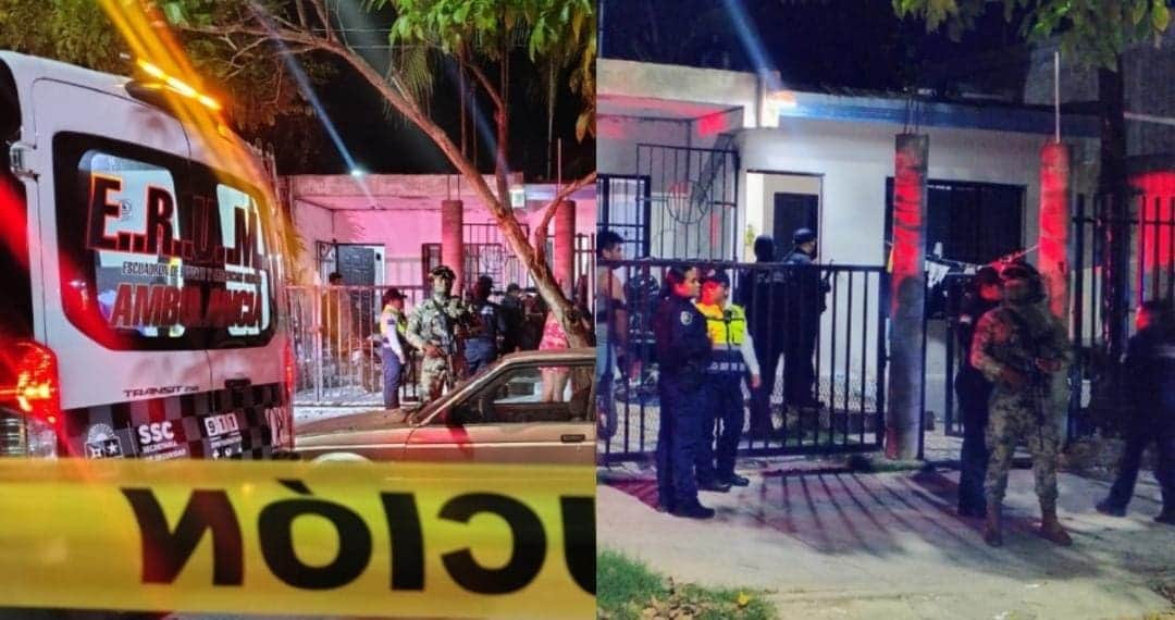 Ejecutan a una persona dentro de su domicilio en la Zona Continental de Isla Mujeres