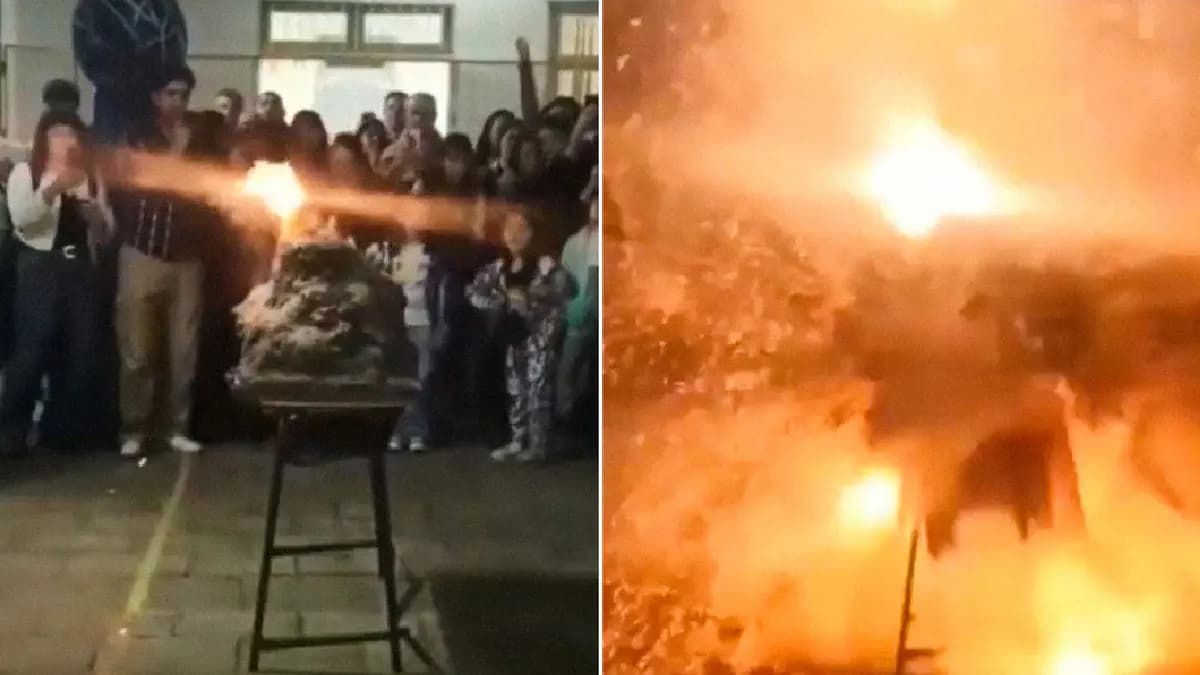 Video: Reportan 17 alumnos heridos tras explosión durante un experimento en Argentina