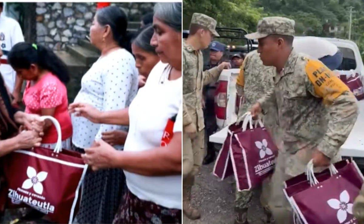 Polémica por apoyos en bolsas guindas: acusan uso político de la ayuda en Veracruz y Puebla