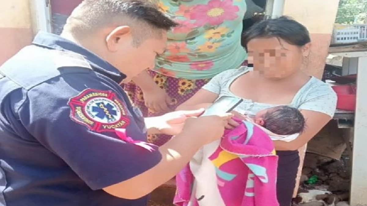 Adolescente de 17 años abandona a su bebé recién nacida en una cubeta en Yucatán