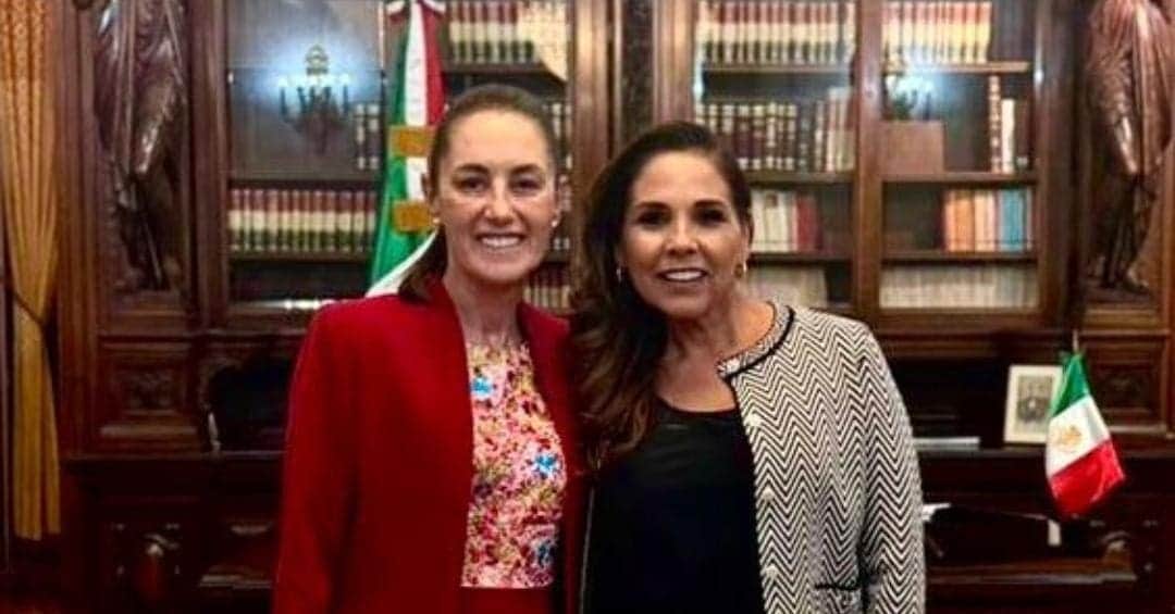 Se reúne nuevamente la gobernadora Mara Lezama con la presidenta de México, Claudia Sheinbaum