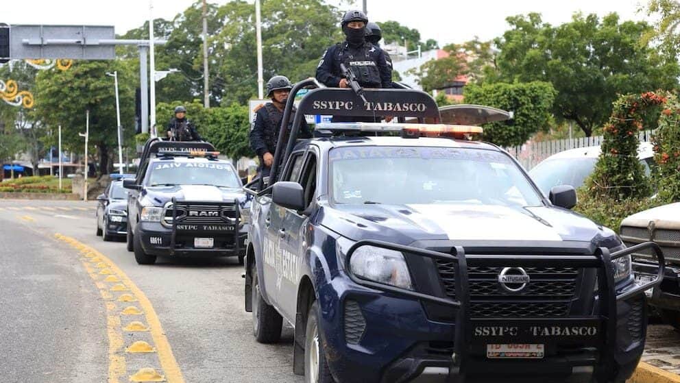 Capturan a seis policías activos de Tabasco por presuntos vínculos con el grupo delictivo "La Barredora"