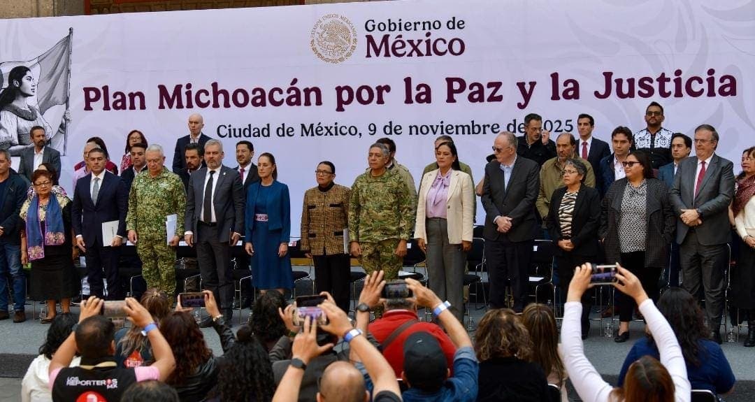 Video: Desde la Cdmx, presenta Claudia Sheinbaum el Plan Michoacán para pacificar dicha entidad