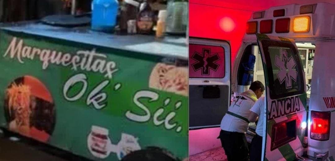 Lesionan a adulta mayor y a comerciante durante ataque a puesto de marquesitas en La Joya en Cancún