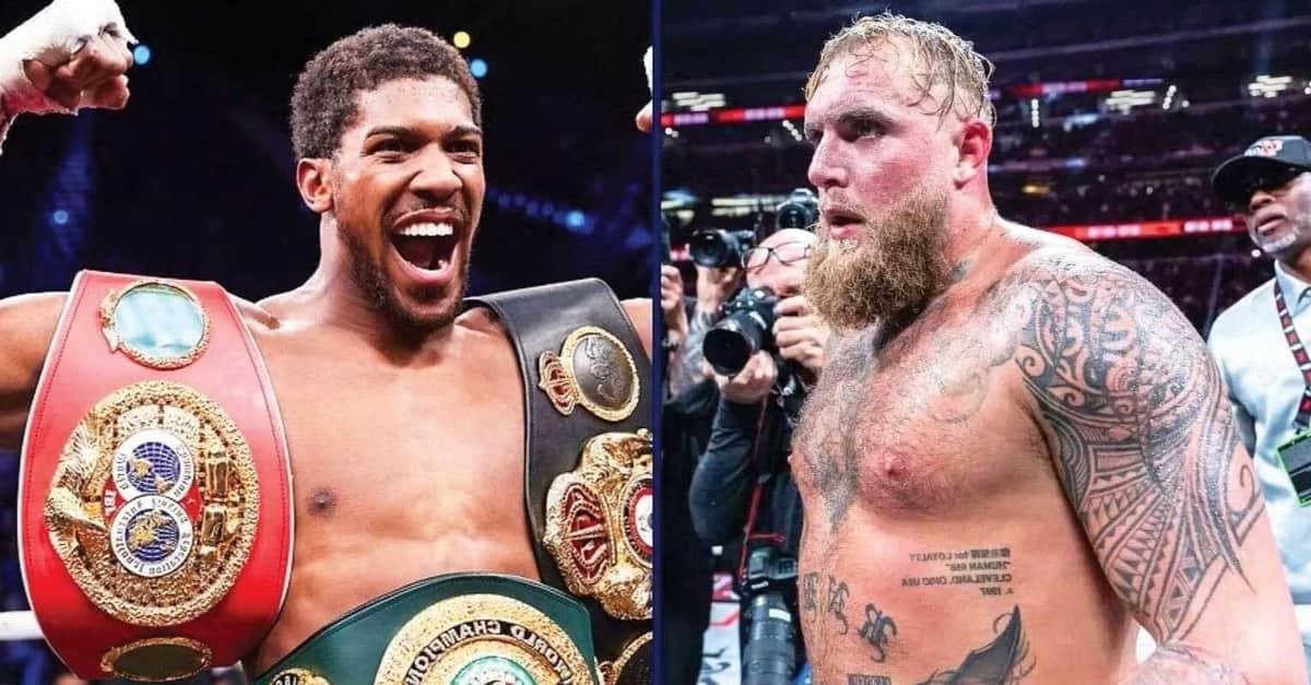 Confirman pelea entre Jake Paul y el ex campeón mundial de boxeo Anthony Joshua en Miami