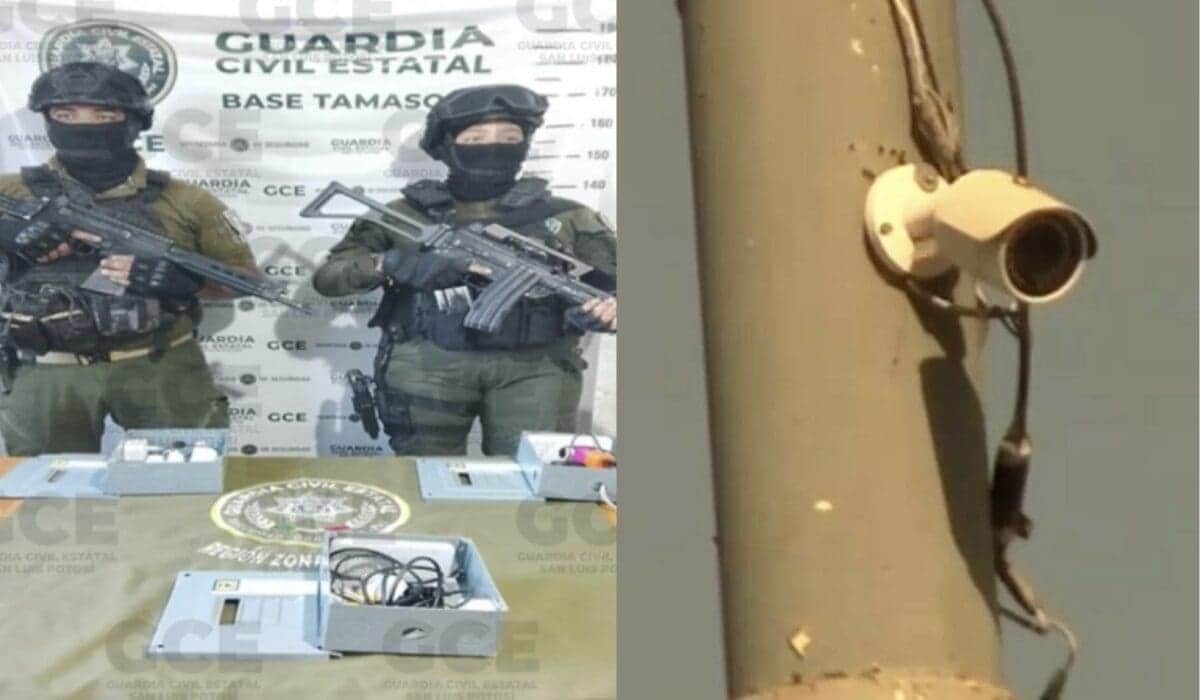 Desmantelan sistema ilegal de cámaras usado por células delictivas en San Luis Potosí