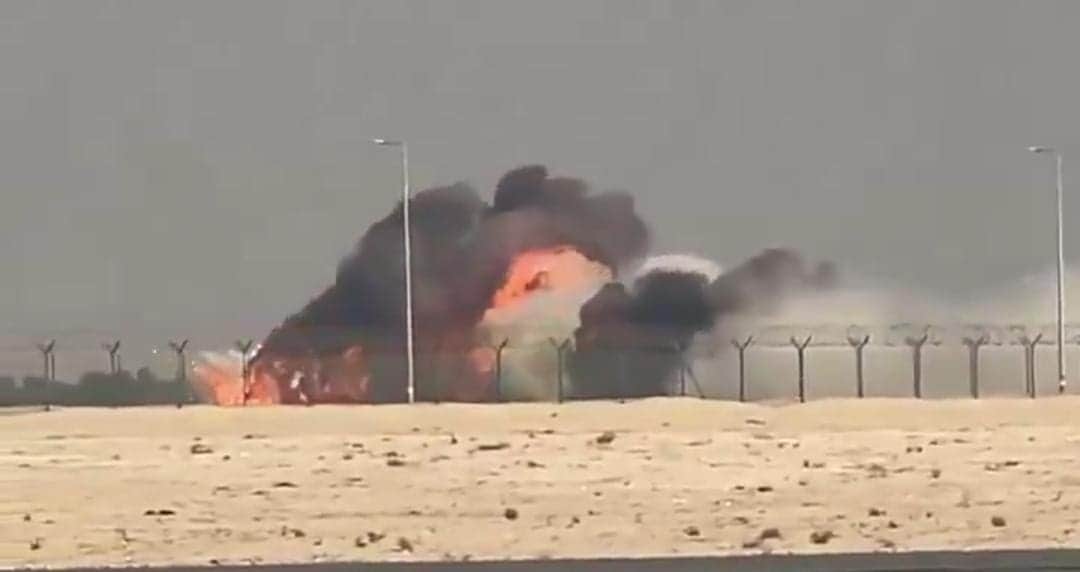 Video: Fallece piloto tras estrellarse un avión de combate en Dubái