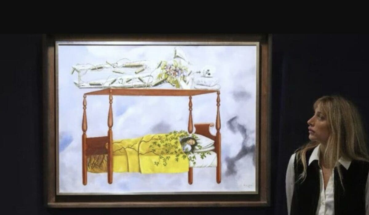 Obra de Frida Kahlo, “El sueño”, bate récord en subasta: se vendió en 54 mdd en Nueva York