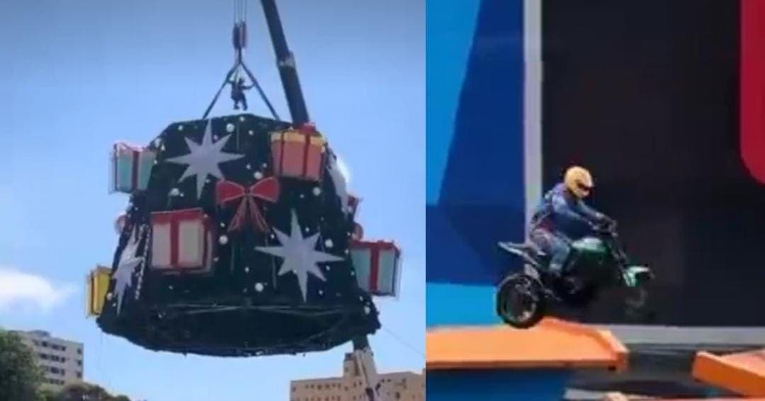 Video: Doble tragedia en Brasil; árbol de Navidad aplasta a trabajador y piloto muere en festival de acrobacias