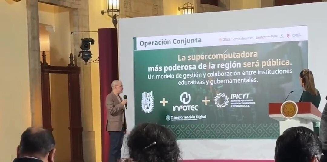 Gobierno de México anuncia el proyecto de la "supercomputadora" Coatlicue