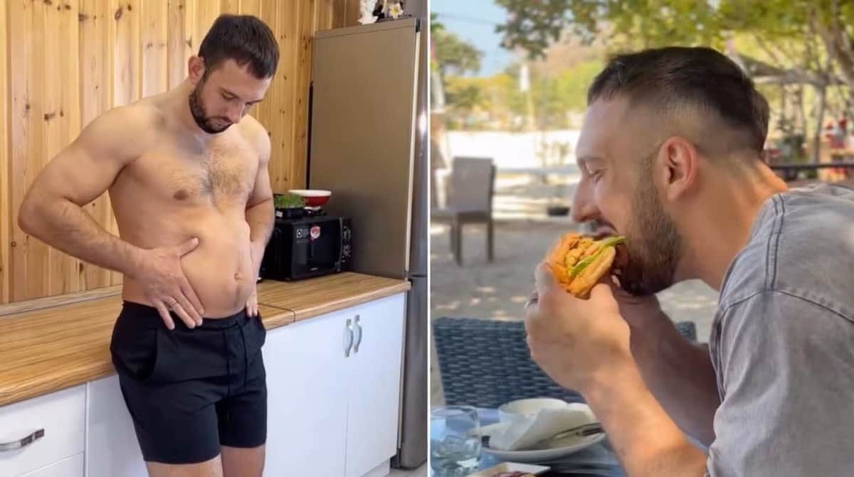 Muere influencer tras consumir 10 mil calorías diarias de hamburguesas y pizzas en reto viral