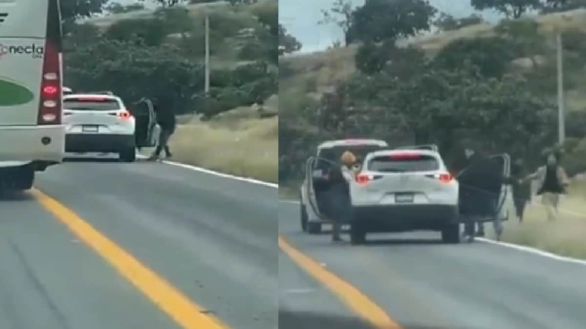 Video: Familia es despojada de su vehículo a plena luz del día en Guanajuato