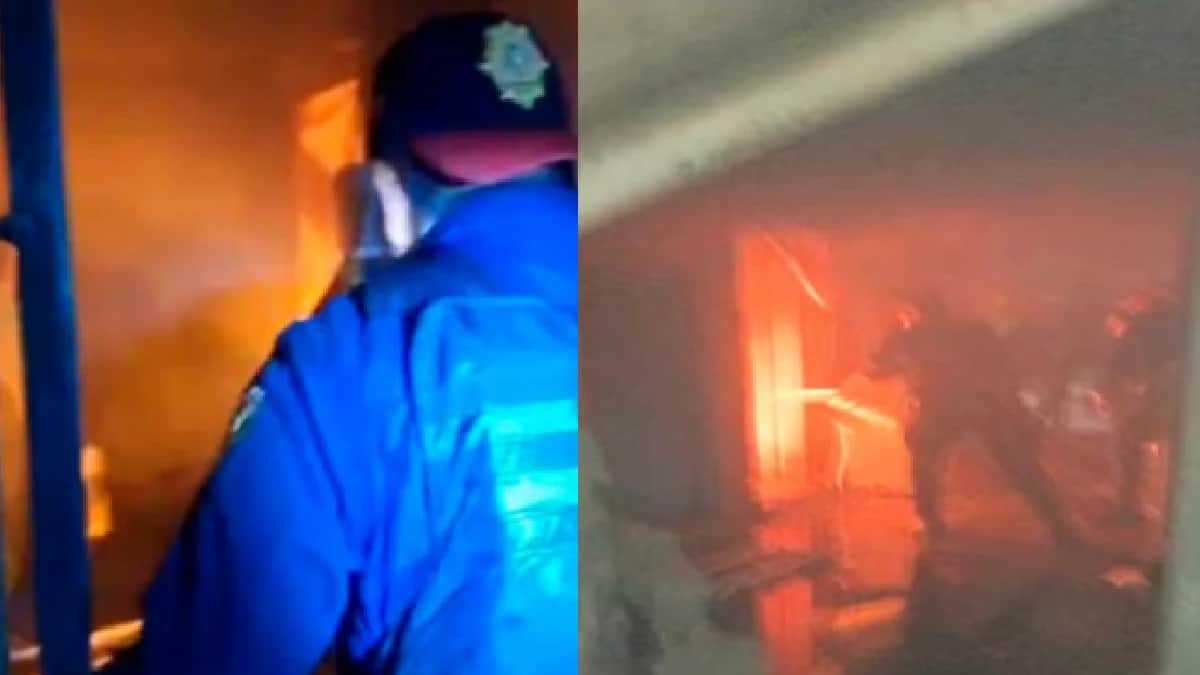 Video: Rescatan a hombre envuelto en llamas tras explosión en Álvaro Obregón, Cdmx