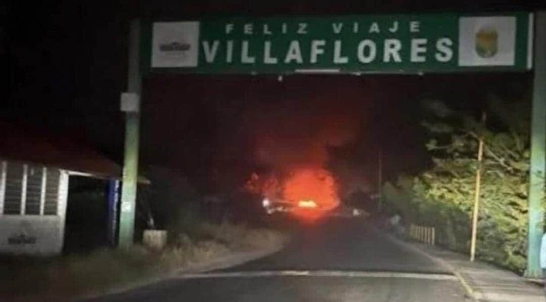 Se desata la violenta en Chiapas; hubo enfrentamientos, vehículos incendiados y bloqueos
