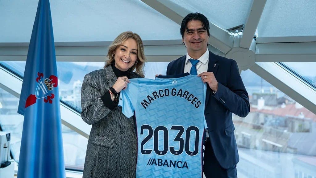 Mexicano Marco Garcés renueva hasta 2030 como director de futbol del Celta de Vigo en España