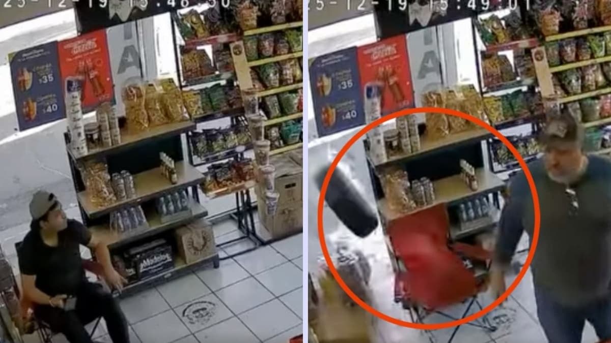Video: Joven se salva de ser aplastado por una llanta en Nuevo León