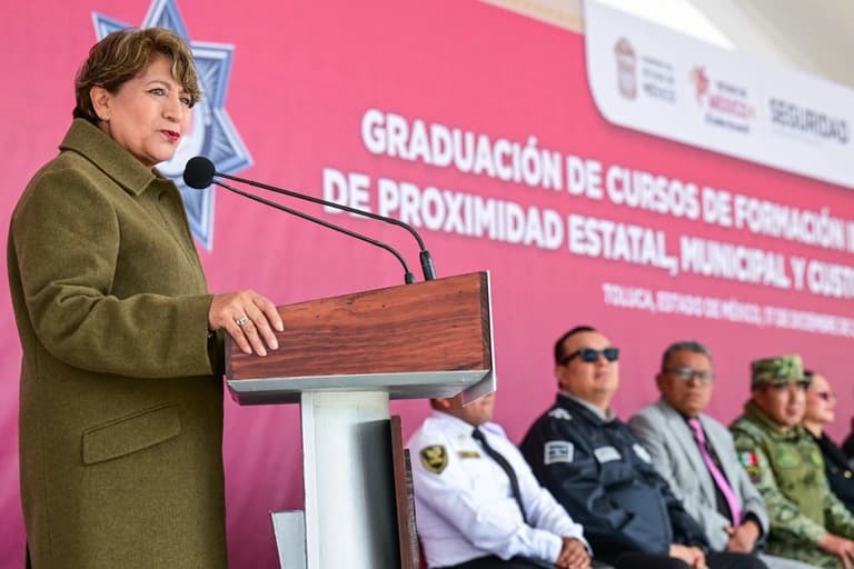 Gobierno de Delfina Gómez cuida a la ciudadanía mexiquense con la incorporación de casi mil nuevos policías en el EdoMéx