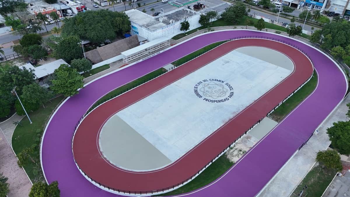 Estefanía Mercado realiza remodelación histórica del patinódromo de Playa del Carmen