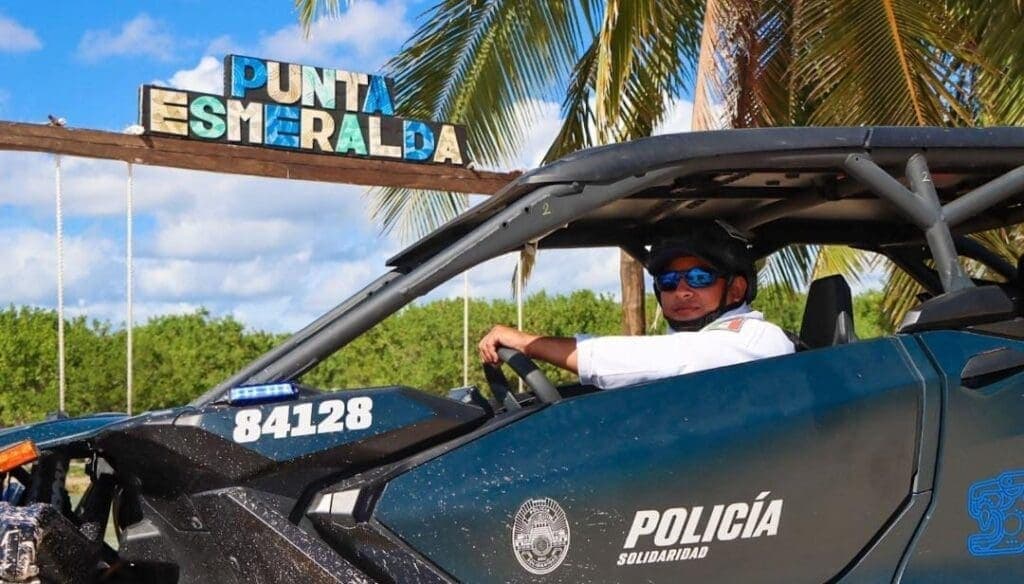 Al cierre del año, gobierno de Estefanía Mercado mantiene firmes las acciones de seguridad en Playa del Carmen