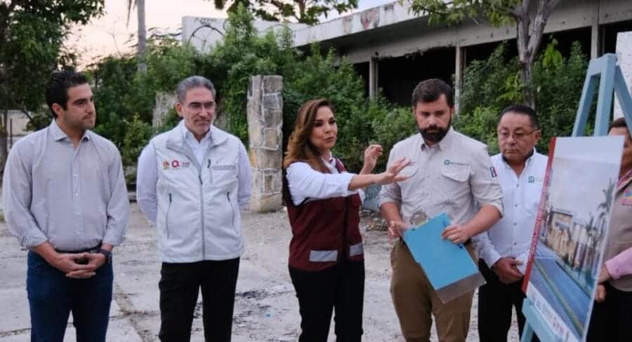 Anuncian Mara Lezama y Alejandro Svarch recuperación del antiguo Kumate; será Hospital Materno Infantil de Cancún