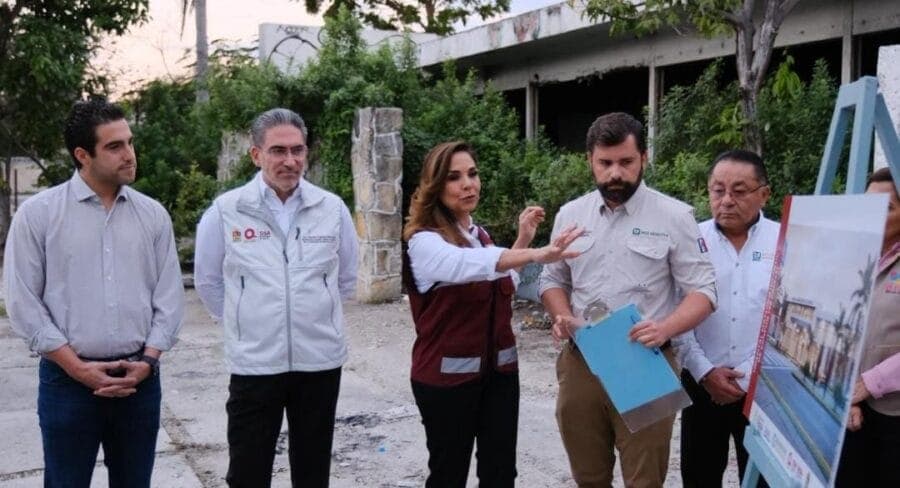 Anuncian Mara Lezama y Alejandro Svarch recuperación del antiguo Kumate; será Hospital Materno Infantil de Cancún