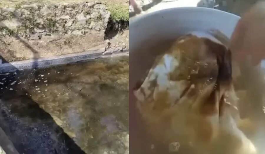 Contaminación de manantial con ácido deja sin agua a dos mil personas en Veracruz
