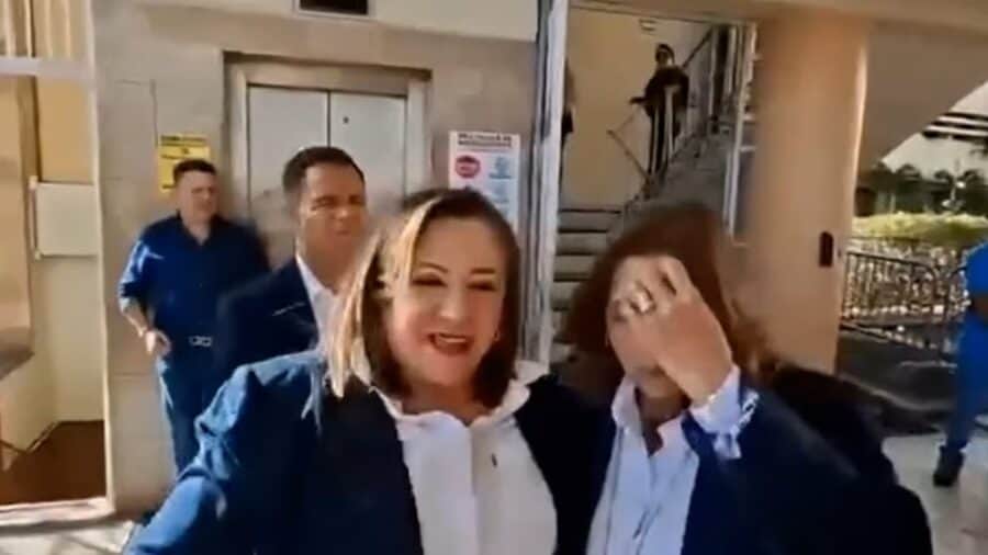 Video: Lanzan artefacto explosivo a Gladys Aurora López, diputada opositora del Parlamento de Honduras