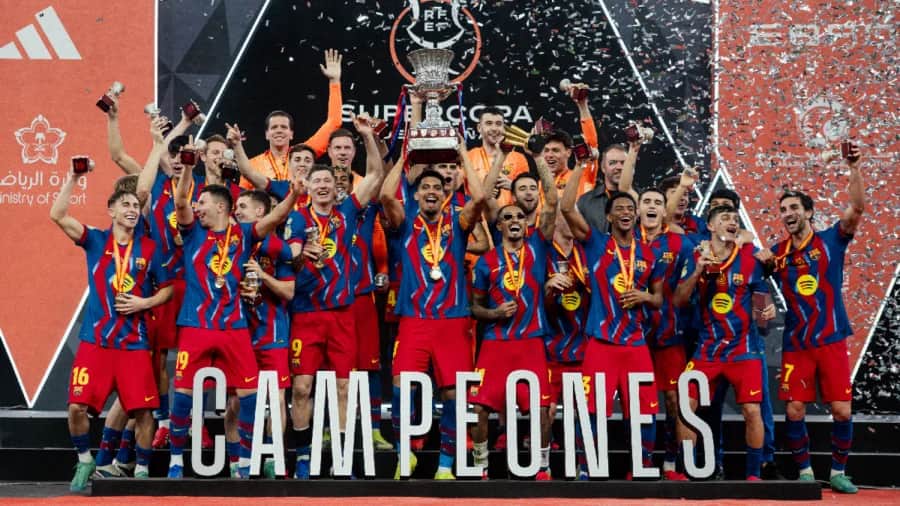 FC Barcelona vence al Real Madrid y conquista la Supercopa de España