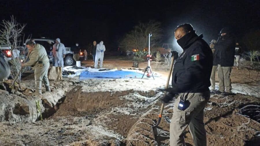 Encuentran nueve cuerpos en fosas clandestinas en reserva ambiental del Valle de Mexicali, Baja California