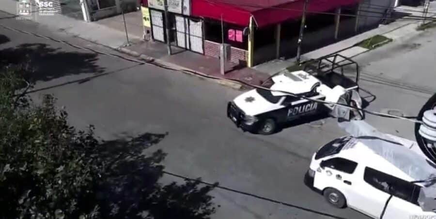 Video: Sujeto intenta asaltar una combi del transporte público en la Supermanzana 50 de Cancún