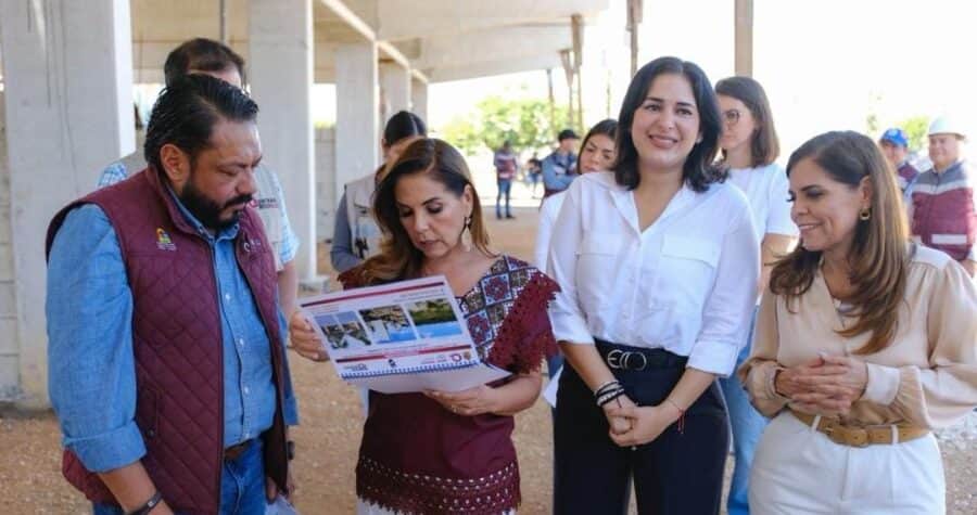 Playa del Carmen tendrá su FARO; Mara Lezama supervisa la obra de 70 mdp