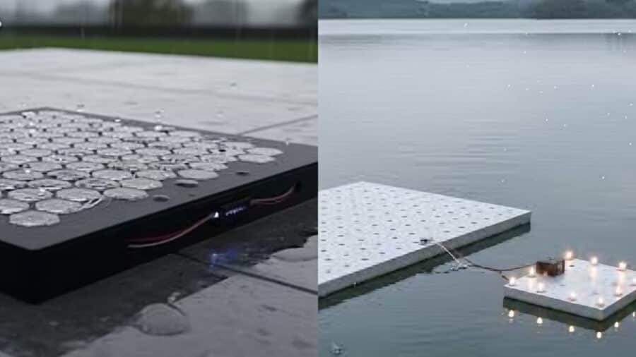 Científicos desarrollan un sistema capaz de convertir las gotas de lluvia en electricidad