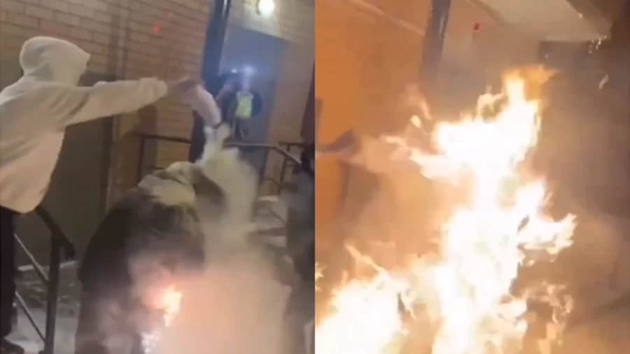 Video: Adolescentes queman viva a joven durante su cumpleaños en Rusia