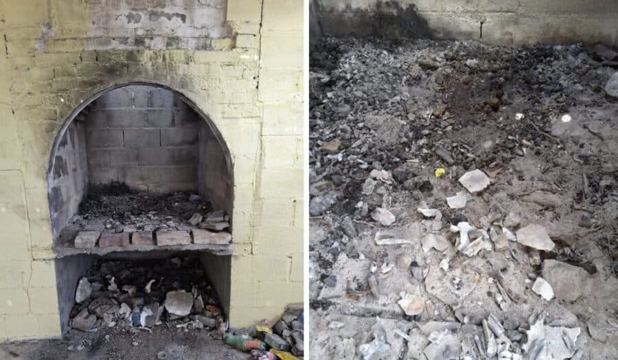 Hallan restos humanos calcinados en asador en Reynosa, Tamaulipas