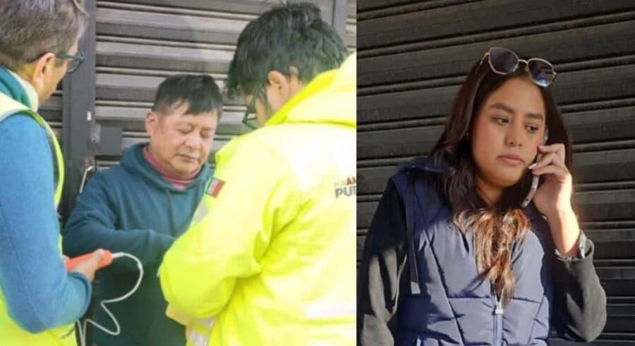 Video: Franeleros del centro de Puebla agreden a reportera y camarógrafo de Imagen Televisión