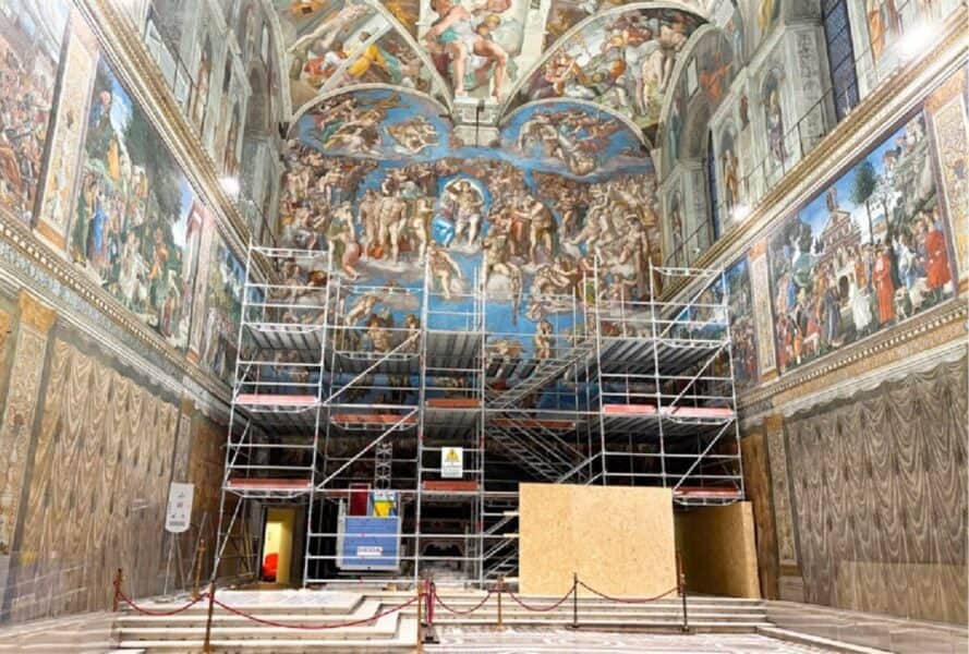 Vaticano anuncia restauración de la obra "El Juicio Final" de Miguel Ángel en la Capilla Sixtina