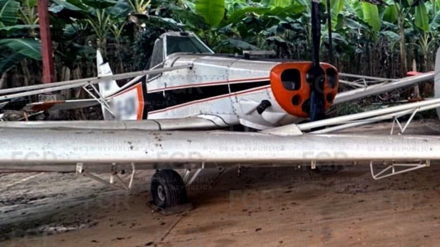 Aseguran seis avionetas que operaban en una presunta pista clandestina de Otatitlán, Veracruz