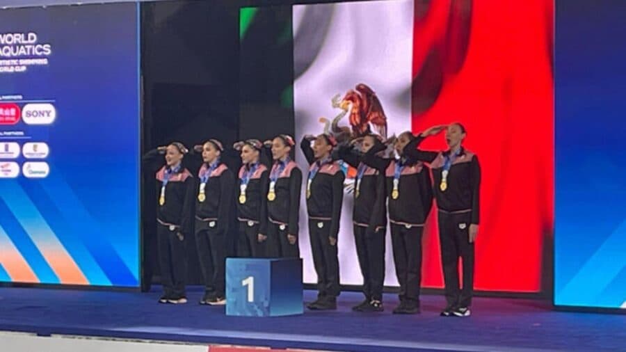 México obtiene medalla de oro en el Mundial de Natación Artística en Medellín, Colombia