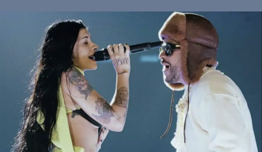 Video: Cazzu sorprende como invitada de Bad Bunny en su concierto en Argentina