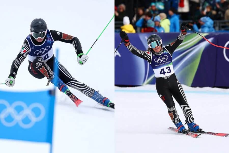 Mexicanos Sarah Schleper y Lasse Gaxiola son la primera dupla madre e hijo en competir en Juegos Olímpicos de invierno