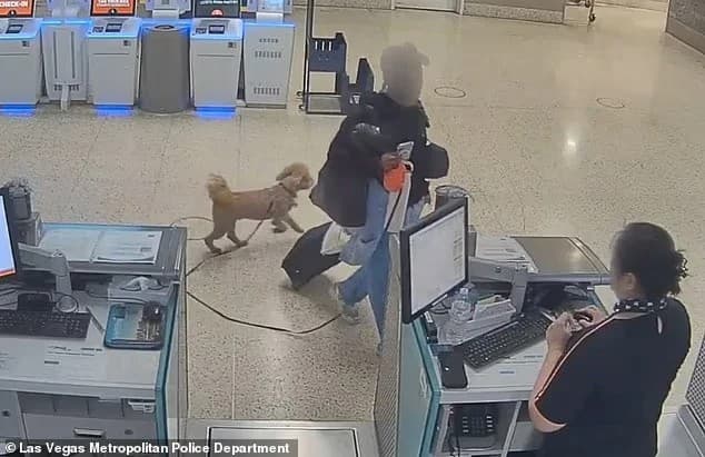 Video: Detienen a mujer por abandonar a su perro en un aeropuerto de Las Vegas, Estados Unidos