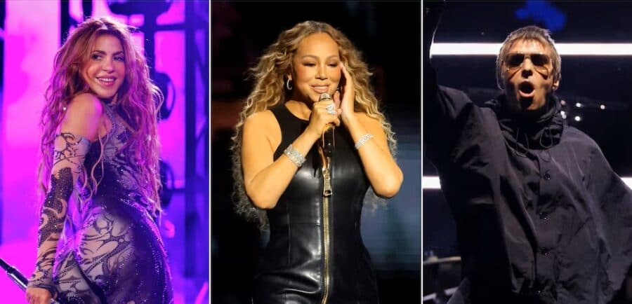 Shakira, Mariah Carey y Oasis lideran lista de nominados al Salón de la Fama del Rock 2026
