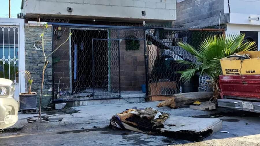 Hombre le prende fuego a su expareja en una vivienda en Apodaca, Nuevo León