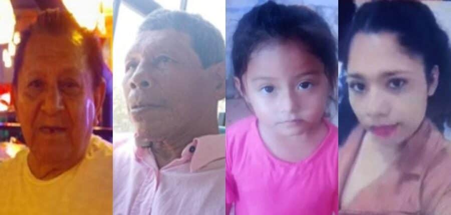 Desaparecen ocho personas en Quintana Roo, entre ellas dos adultos mayores, una mujer y una menor
