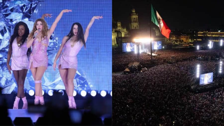 Cantante Shakira rompe récord de asistencia en el Zócalo de CDMX al reunir 400 mil personas para un concierto gratuito