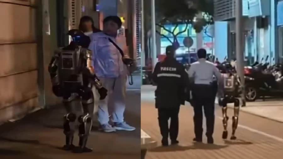 Video: Robot humanoide es detenido por acosar a una mujer en China