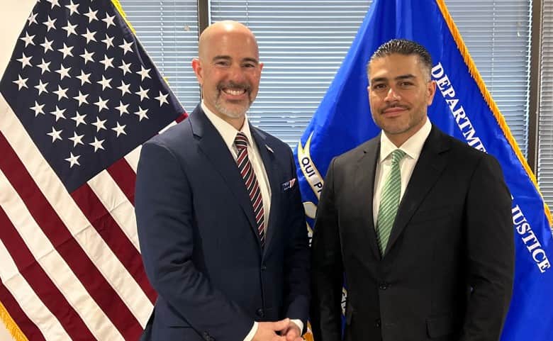 García Harfuch se reúne en Washington con director de la DEA para hablar del tráfico de armas hacia México