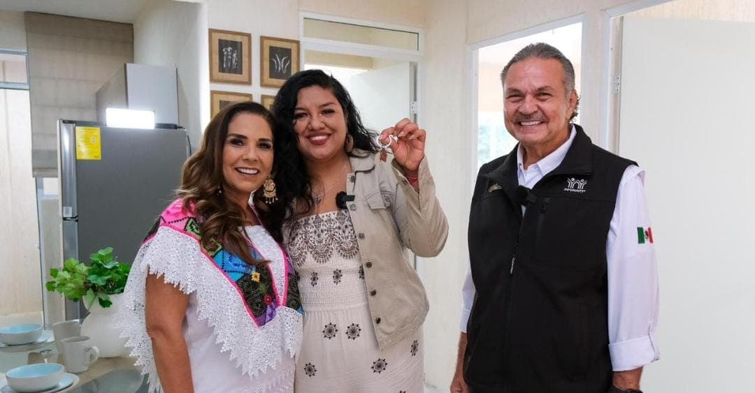Mara Lezama informa en mañanera de la presidenta Claudia Sheinbaum avance histórico en vivienda en Quintana Roo